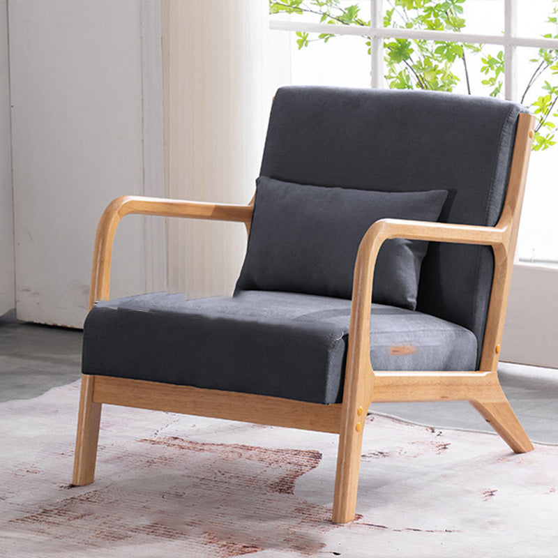 Cushion Back Side Chair Removable Slipcover Lounge Chair for Living Room
