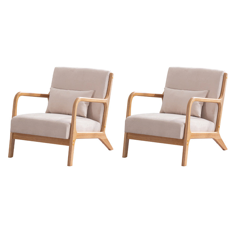 Cushion Back Side Chair Removable Slipcover Lounge Chair for Living Room