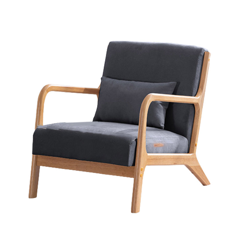 Cushion Back Side Chair Removable Slipcover Lounge Chair for Living Room