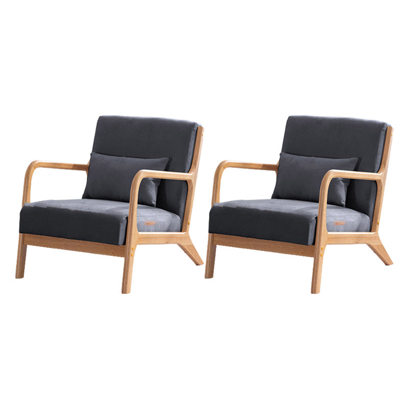 Cushion Back Side Chair Removable Slipcover Lounge Chair for Living Room