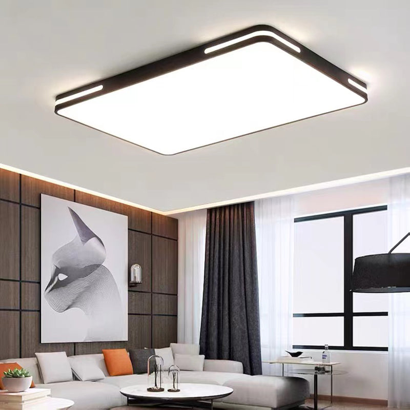 Metal Geometric Flush Mount Fixture Modern 1 Light Flush Light Fixture