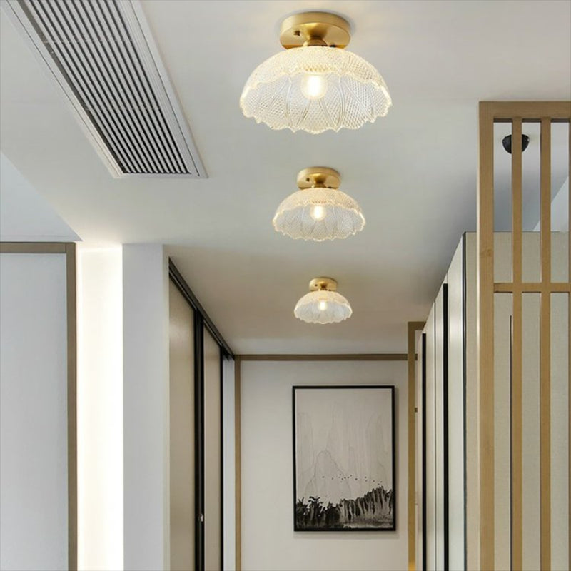 Modern Flush Mount Light Household Glass Flush Mount Ceiling Light Fixture