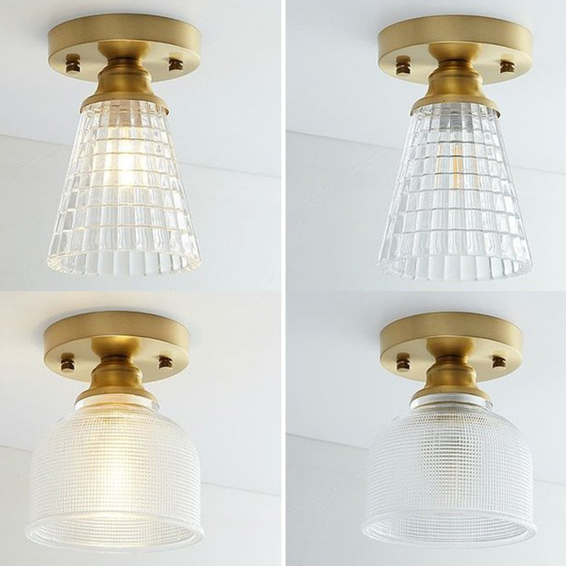 Modern Flush Mount Light Household Glass Flush Mount Ceiling Light Fixture