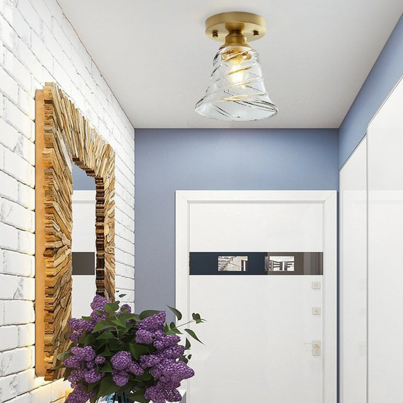 Modern Flush Mount Light Household Glass Flush Mount Ceiling Light Fixture