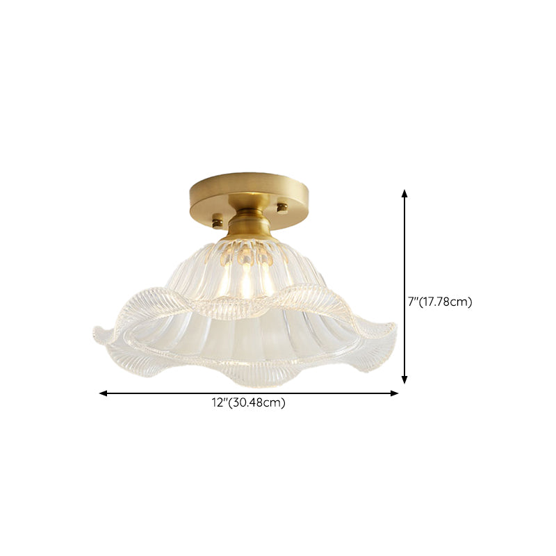 Modern Flush Mount Light Household Glass Flush Mount Ceiling Light Fixture