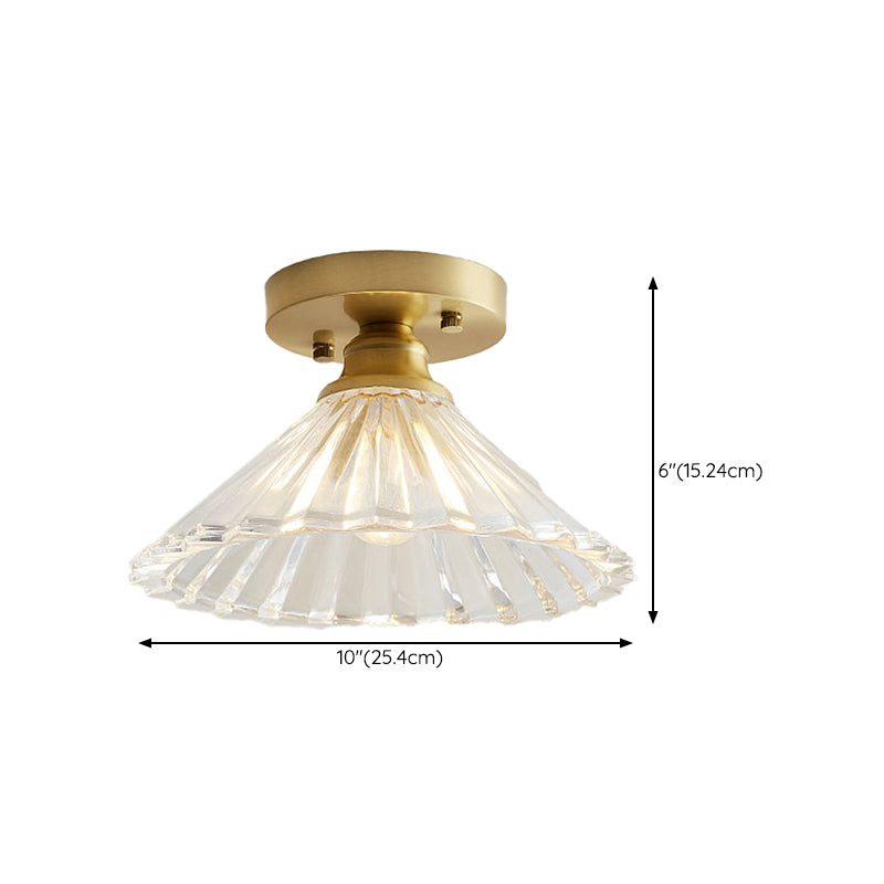 Modern Flush Mount Light Household Glass Flush Mount Ceiling Light Fixture