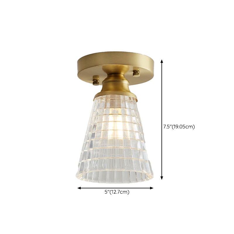 Modern Flush Mount Light Household Glass Flush Mount Ceiling Light Fixture