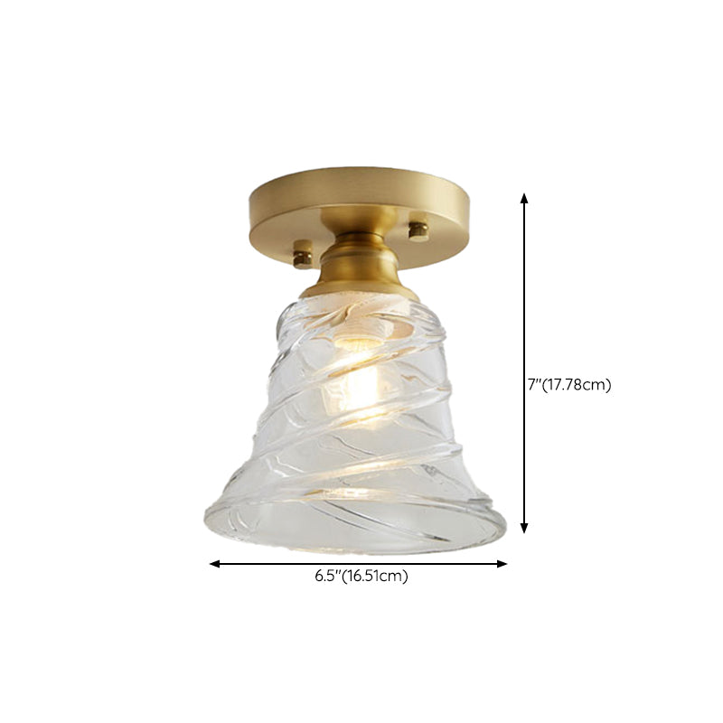 Modern Flush Mount Light Household Glass Flush Mount Ceiling Light Fixture