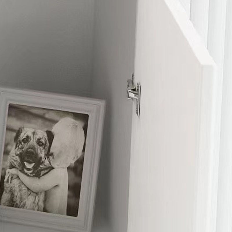 Glam Horizontal Combo Dresser White/Gray Dresser with Storage for Home