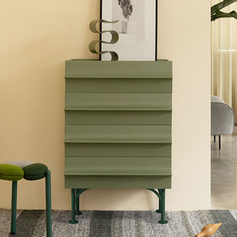 Contemporary Vertical Storage Chest Wood Storage Dresser with 4 Drawers for Home