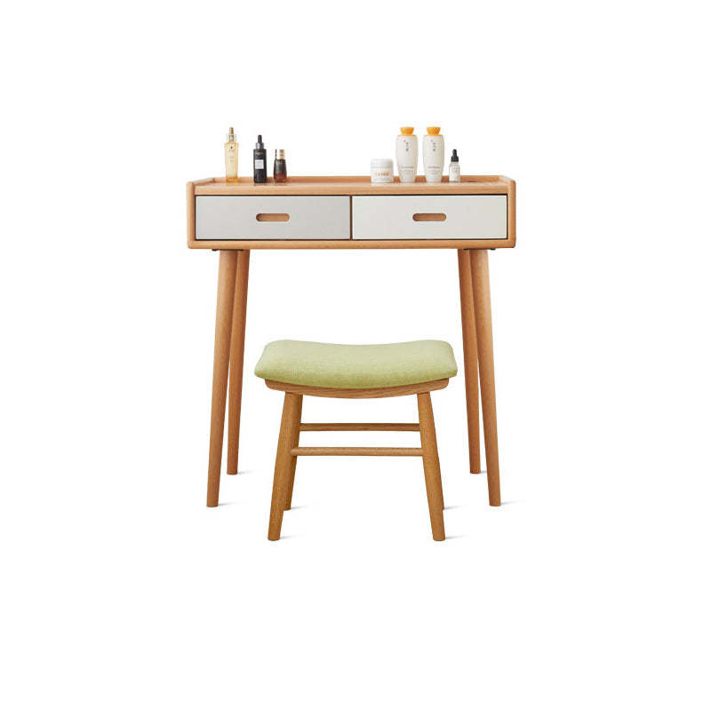 Solid Wood Vanity Table Drawers Simple Scandinavian Makeup Vanity Table