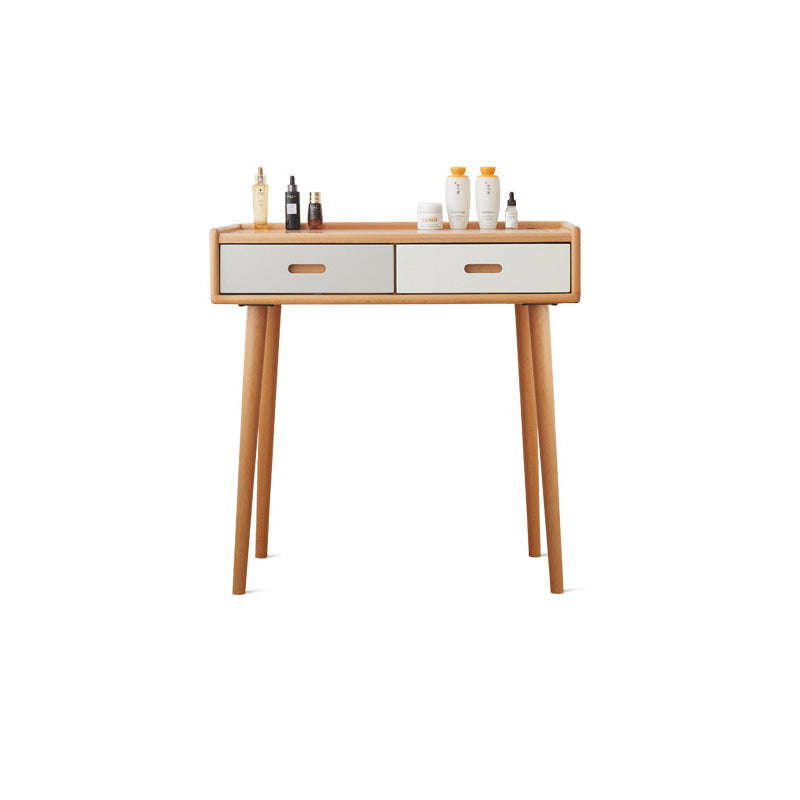 Solid Wood Vanity Table Drawers Simple Scandinavian Makeup Vanity Table