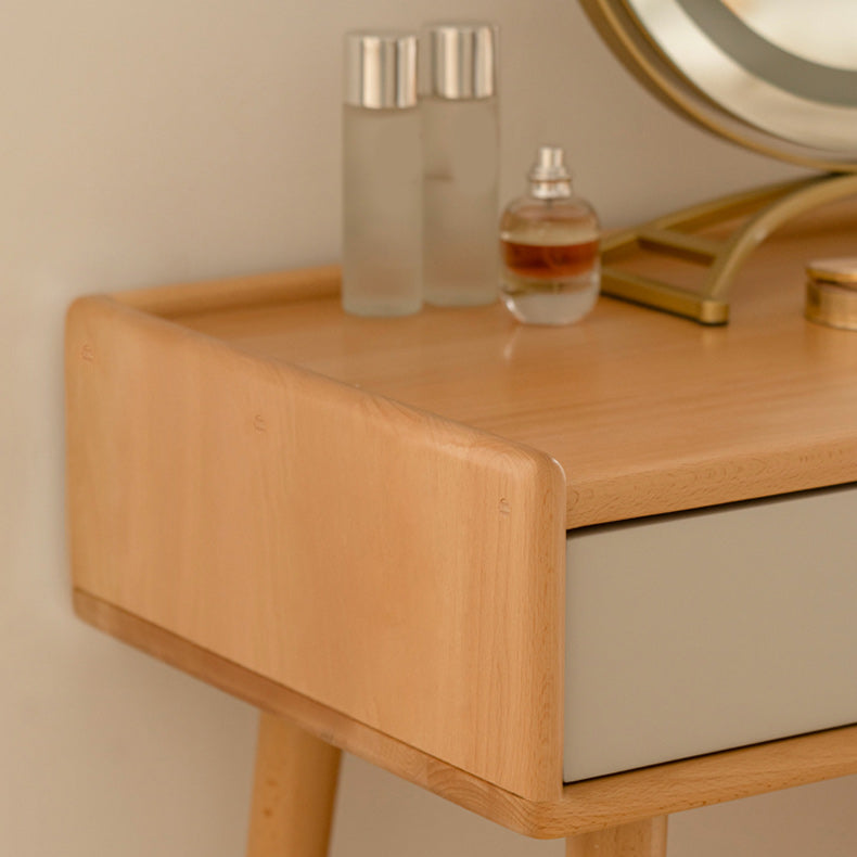 Solid Wood Vanity Table Drawers Simple Scandinavian Makeup Vanity Table