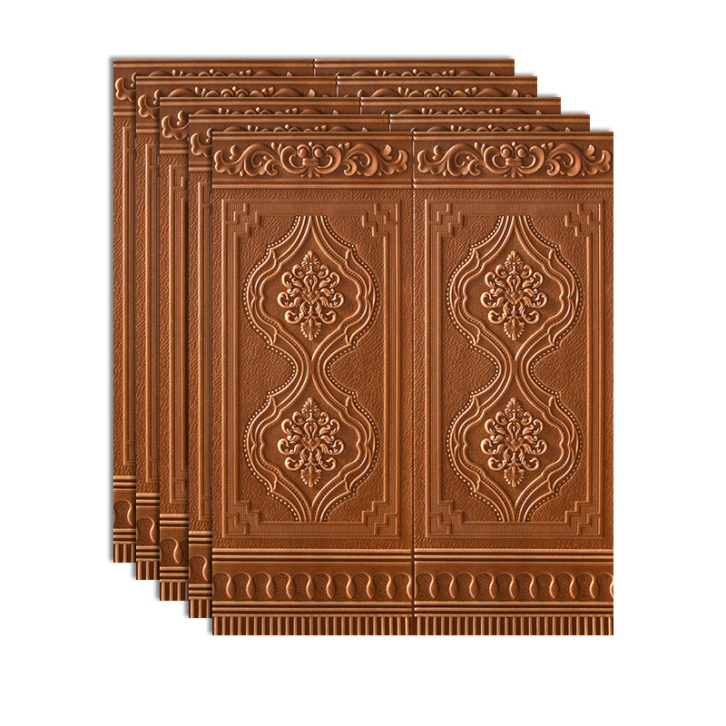 Plastic Backsplash Panels Peel and Stick Wainscoting with Waterproof