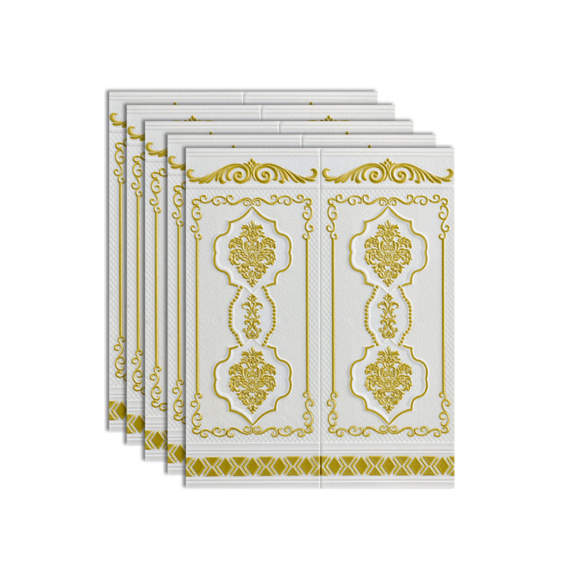 Plastic Backsplash Panels Peel and Stick Wainscoting with Waterproof