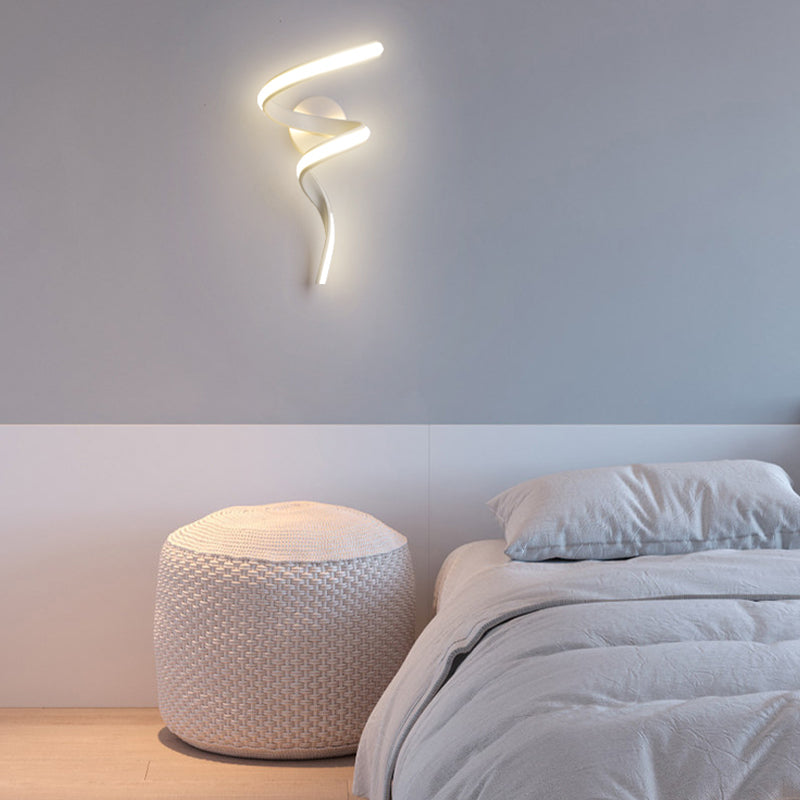 Strip Shape Wall Lamp LED Wall Mount Lamp with Silica Gel Shade for Bedroom