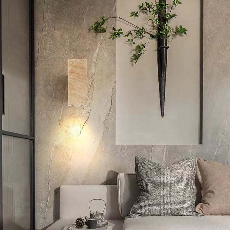 Contemporary Single Brown Wall Mounted Sconce Unique Wall Light
