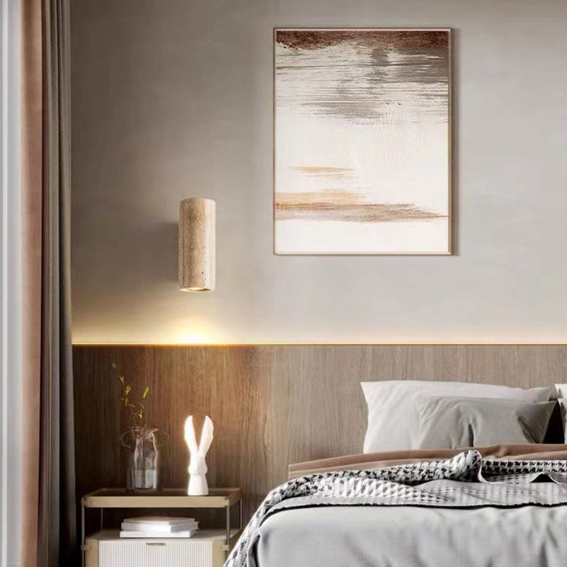 Contemporary Single Brown Wall Mounted Sconce Unique Wall Light