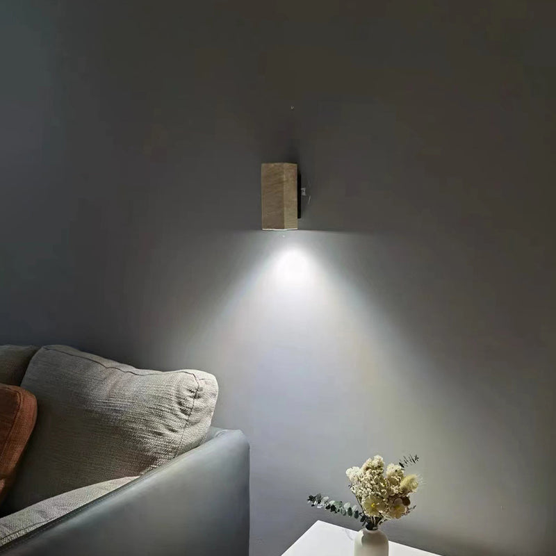 Contemporary Single Brown Wall Mounted Sconce Unique Wall Light