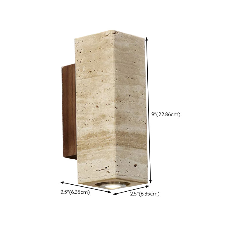 Contemporary Single Brown Wall Mounted Sconce Unique Wall Light