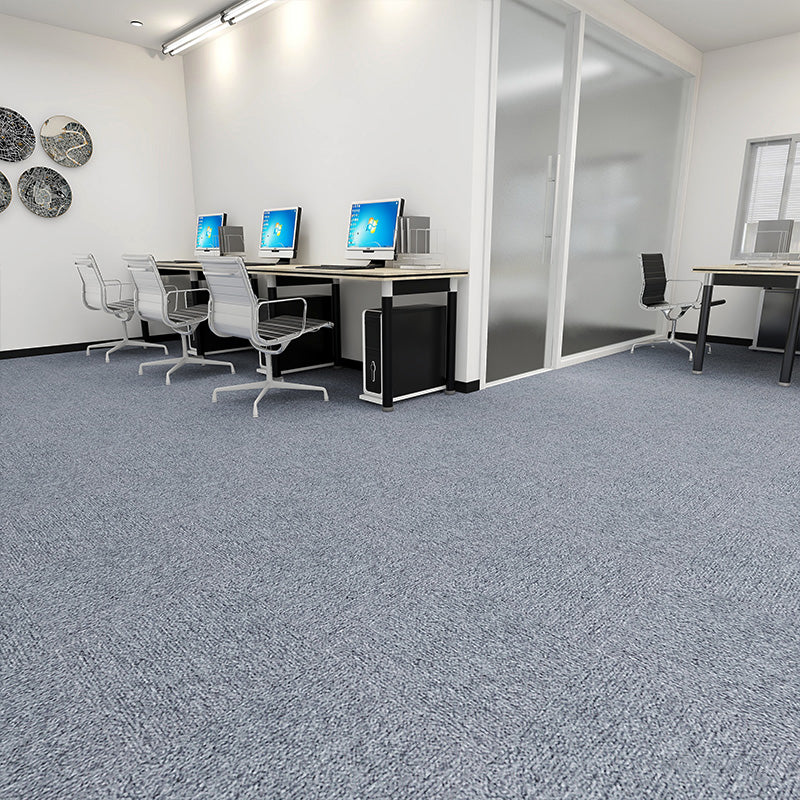Square Carpet Tiles Multi Level Loop Glue Down Non-Skid Carpet Tile for Foyer