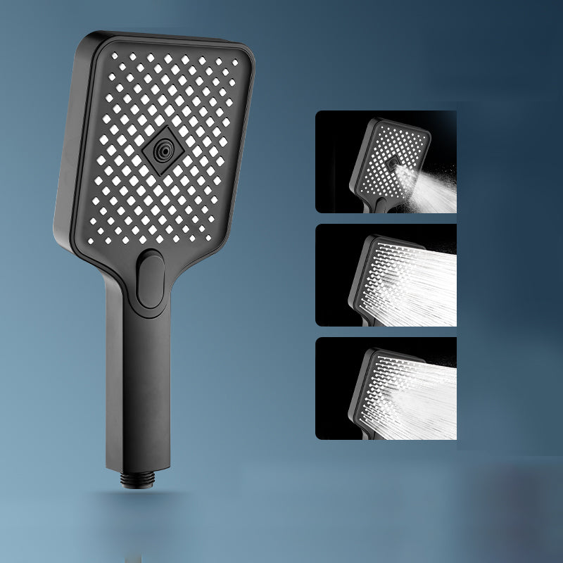 Modern Rectangular Hand Shower Water Efficient Wall-Mount Hand Shower