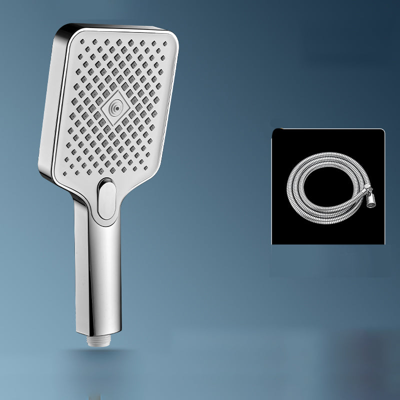 Modern Rectangular Hand Shower Water Efficient Wall-Mount Hand Shower
