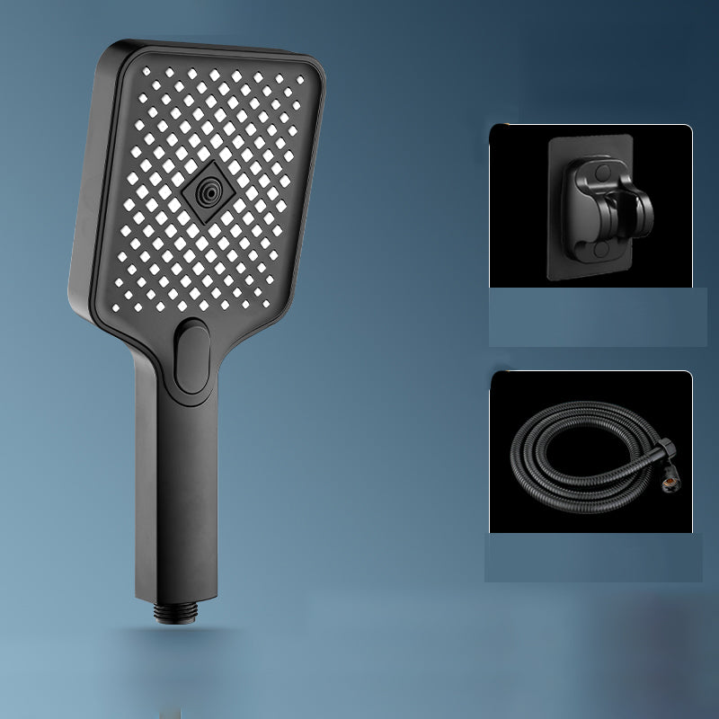 Modern Rectangular Hand Shower Water Efficient Wall-Mount Hand Shower