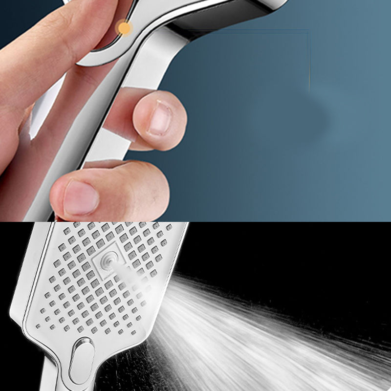 Modern Rectangular Hand Shower Water Efficient Wall-Mount Hand Shower