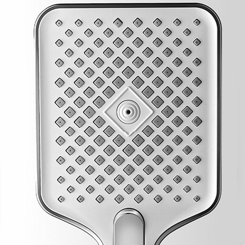 Modern Rectangular Hand Shower Water Efficient Wall-Mount Hand Shower