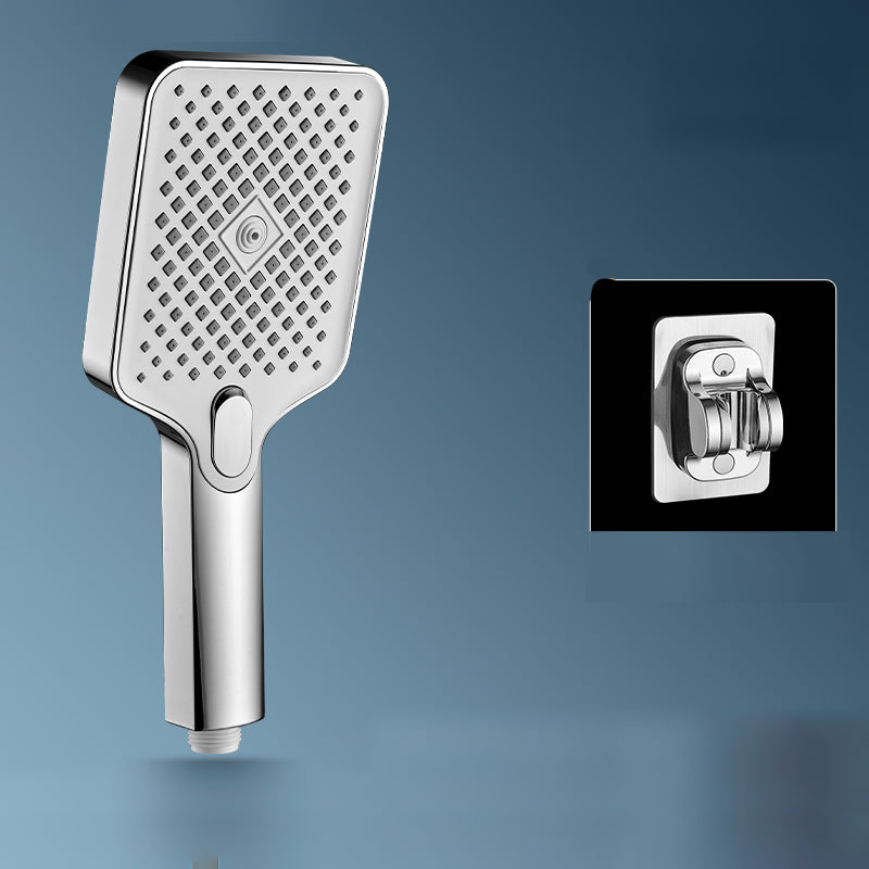 Modern Rectangular Hand Shower Water Efficient Wall-Mount Hand Shower