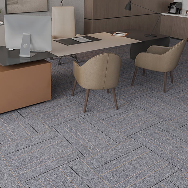 Indoor Carpet Tile Level Loop Non-Skid Carpet Tiles with Waterproof