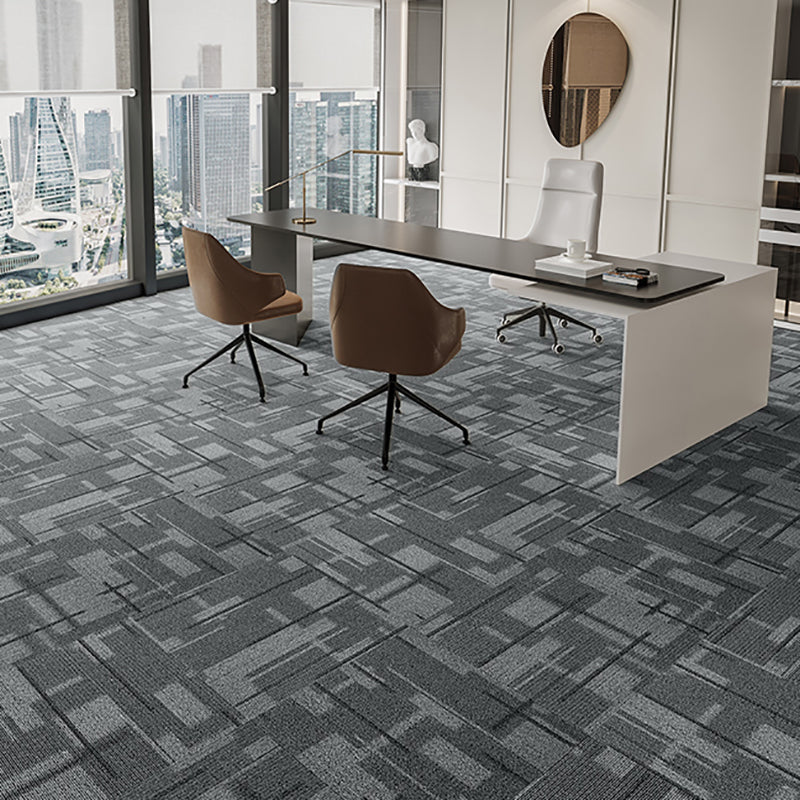 Indoor Carpet Tile Level Loop Non-Skid Carpet Tiles with Waterproof
