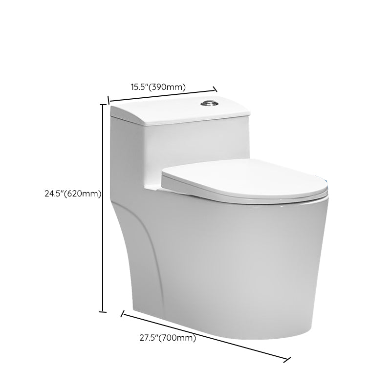 Floor Mounted Urine Toilet One Piece Toilet Modern Porcelain Toilet Bowl