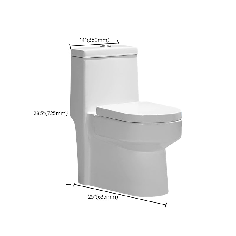 Floor Mounted Urine Toilet One Piece Toilet Modern Porcelain Toilet Bowl