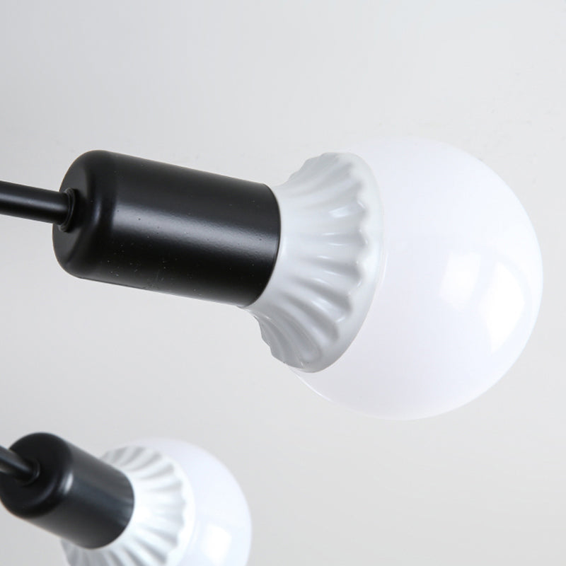 Industrial Ceiling Light Minimalist Flush Mount Ceiling Light Fixture with Glass Shade