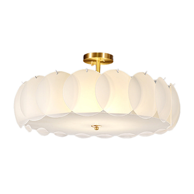 Modern Ceiling Light Creative Flush Mount Ceiling Light Fixture with Glass Shade