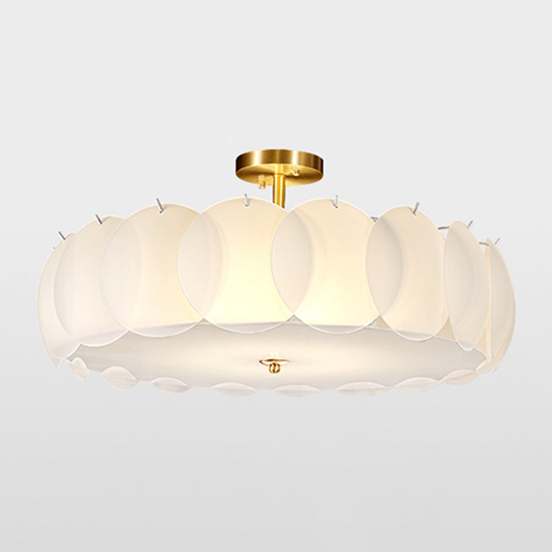 Modern Ceiling Light Creative Flush Mount Ceiling Light Fixture with Glass Shade