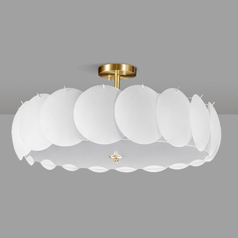 Modern Ceiling Light Creative Flush Mount Ceiling Light Fixture with Glass Shade