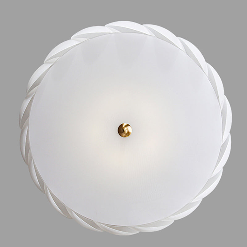Modern Ceiling Light Creative Flush Mount Ceiling Light Fixture with Glass Shade