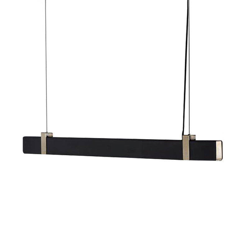 Rectangle 1 - Light LED Kitchen Island Fixture Metal Contemporary Ceiling Pendant