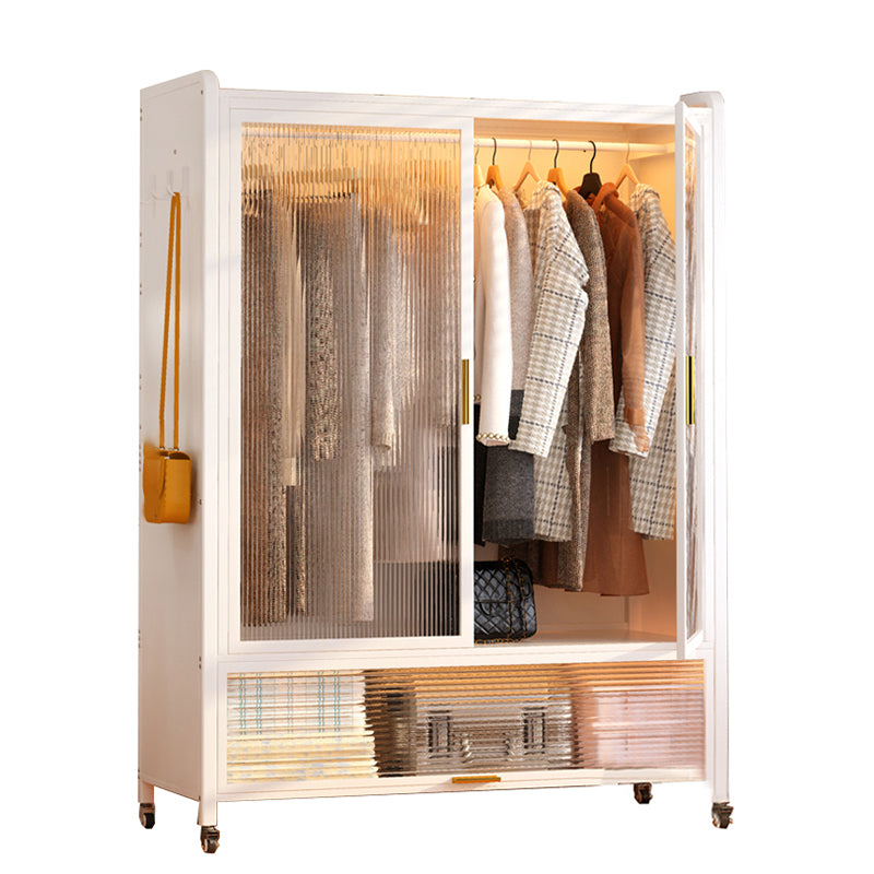 Contemporary Freestanding Wardrobe Home White Wardrobe Closet