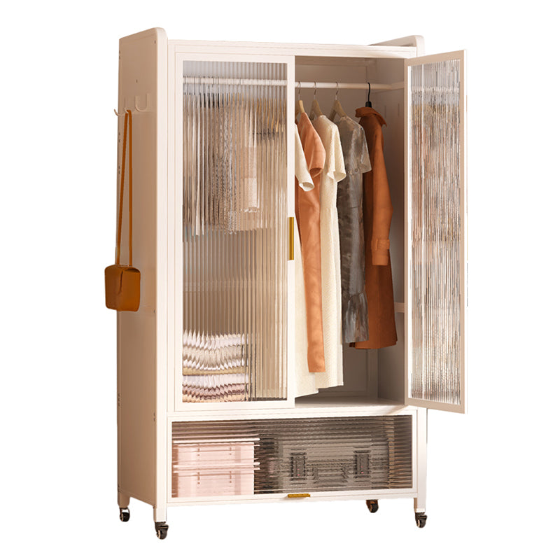 Contemporary Freestanding Wardrobe Home White Wardrobe Closet