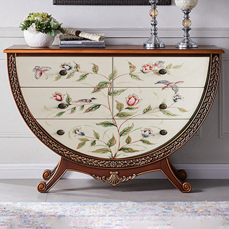 Traditional Storage Chest Solid Wood 15.6 Inch Width Dresser