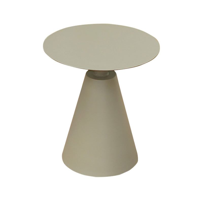 Aluminum Rust Resistant Side Table Modern Outdoor Round Patio Table