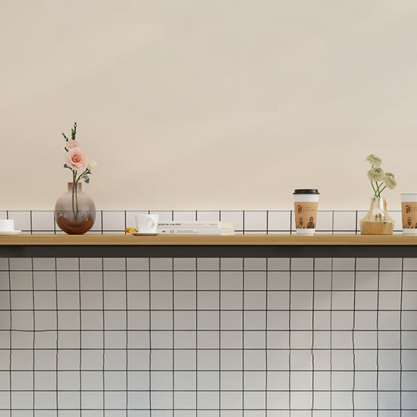 Industrial Rectangle Wood Counter Table 5 Pieces Bar Table Set for Cafe