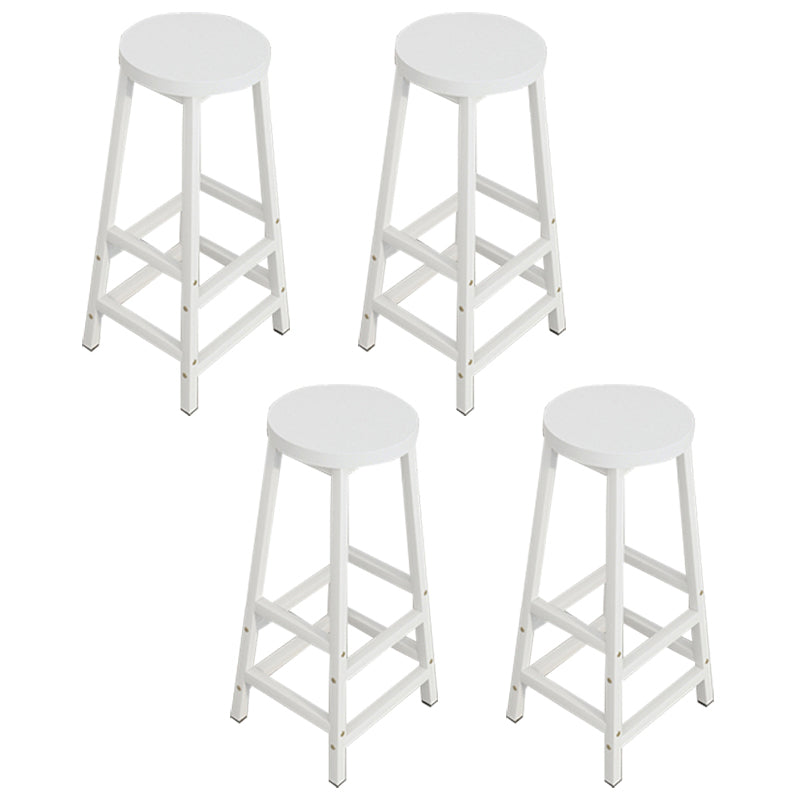 Industrial Rectangle Wood Counter Table 5 Pieces Bar Table Set for Cafe