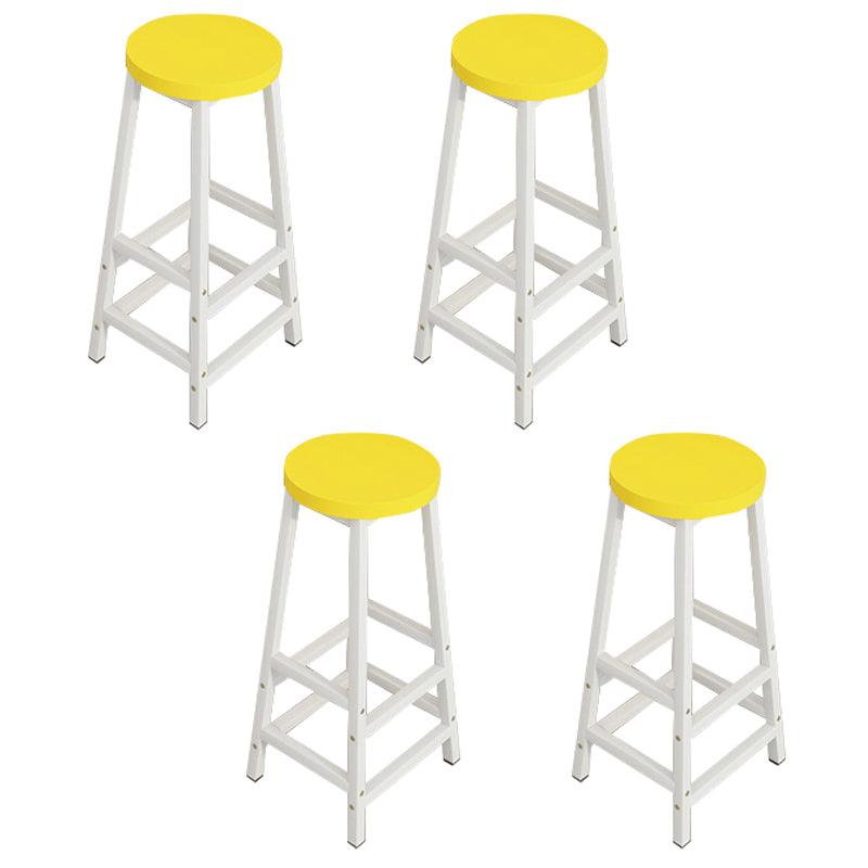 Industrial Rectangle Wood Counter Table 5 Pieces Bar Table Set for Cafe