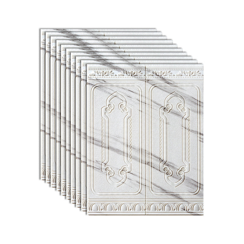 3D Backsplash Panels Contemporary Plastic Backsplash Panels with Waterproof