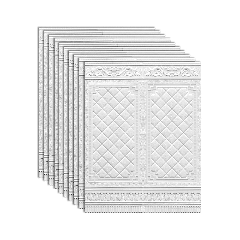 3D Backsplash Panels Contemporary Plastic Backsplash Panels with Waterproof